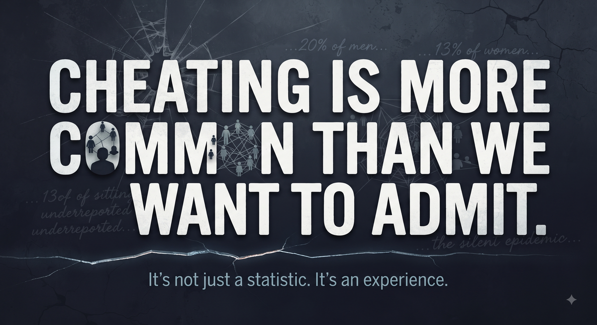 CHEATING IS MORE COMMON THAN WE WANT TO ADMIT