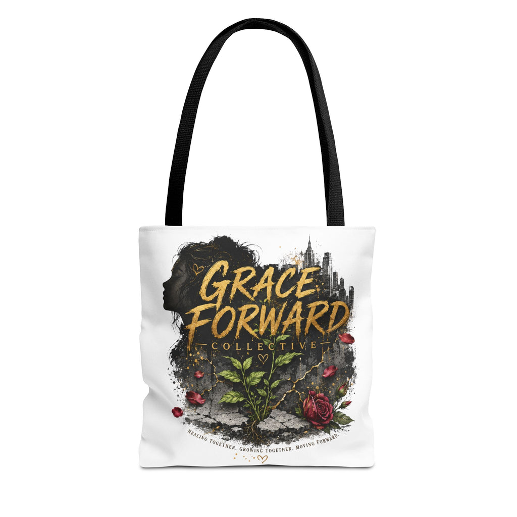 Grace Forward Floral Tote Bag — Inspirational Eco Shopper