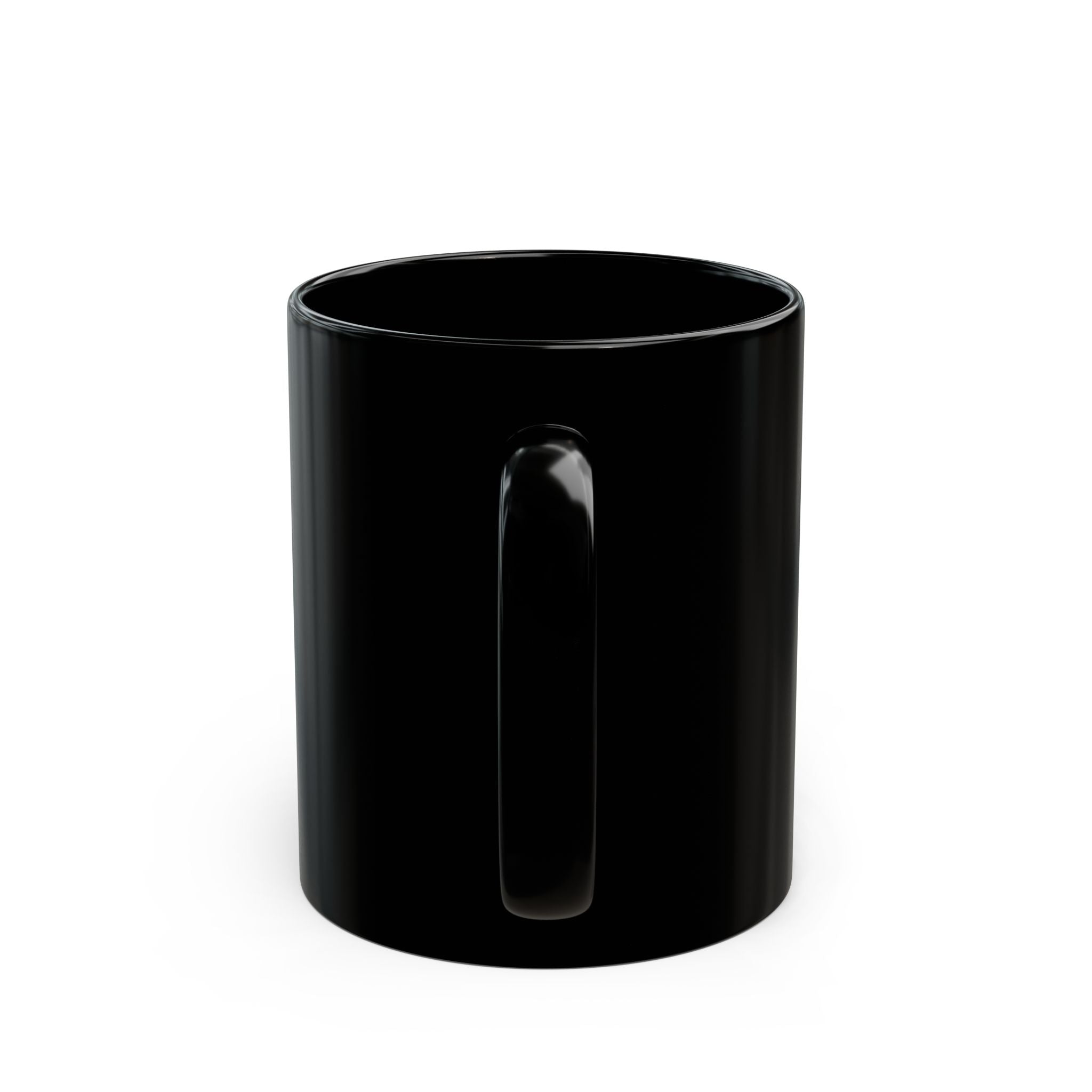 Grace Forward Collective Black Mug — 'You don't have to figure this out alone' Inspirational Coffee Cup