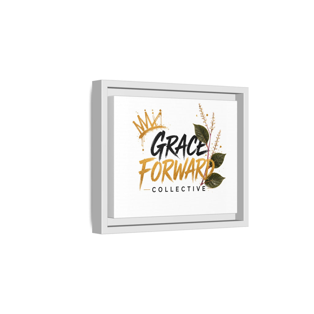 Grace Forward Collective Framed Canvas Art – Inspirational Wall Print
