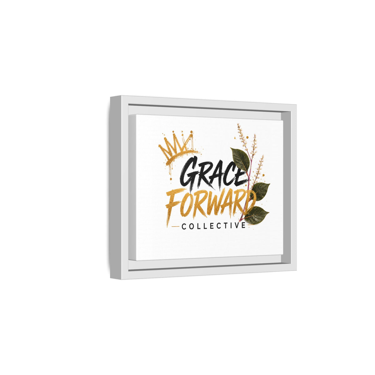 Grace Forward Collective Framed Canvas Art – Inspirational Wall Print