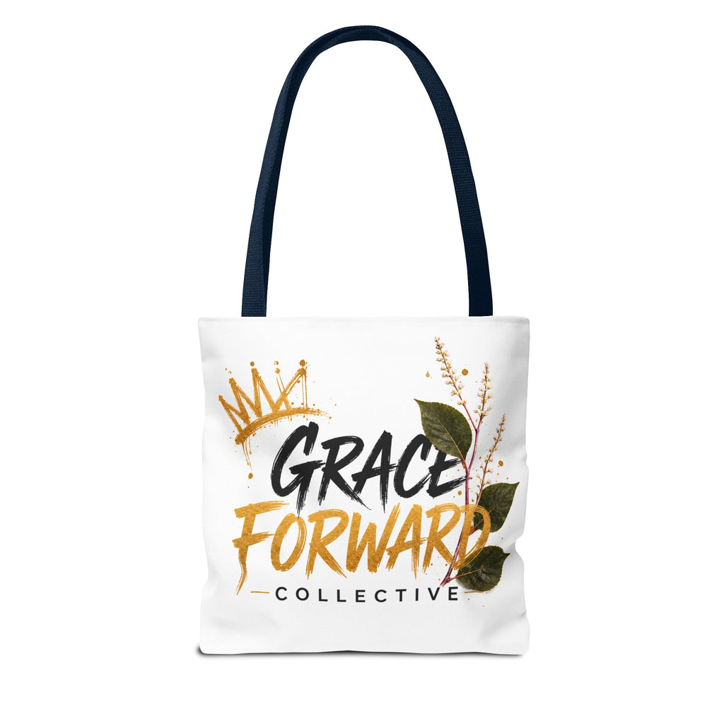 Grace Forward Floral Tote Bag — Inspirational Eco Shopper