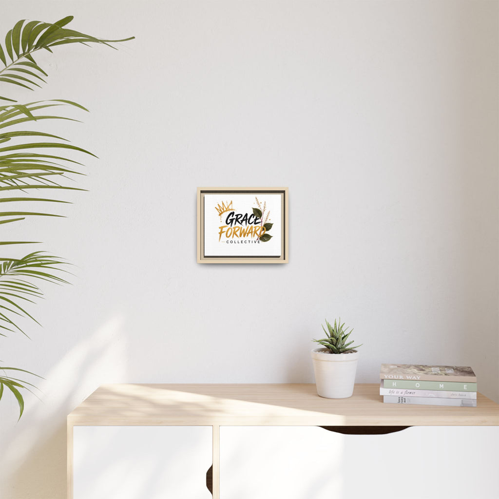 Grace Forward Collective Framed Canvas Art – Inspirational Wall Print