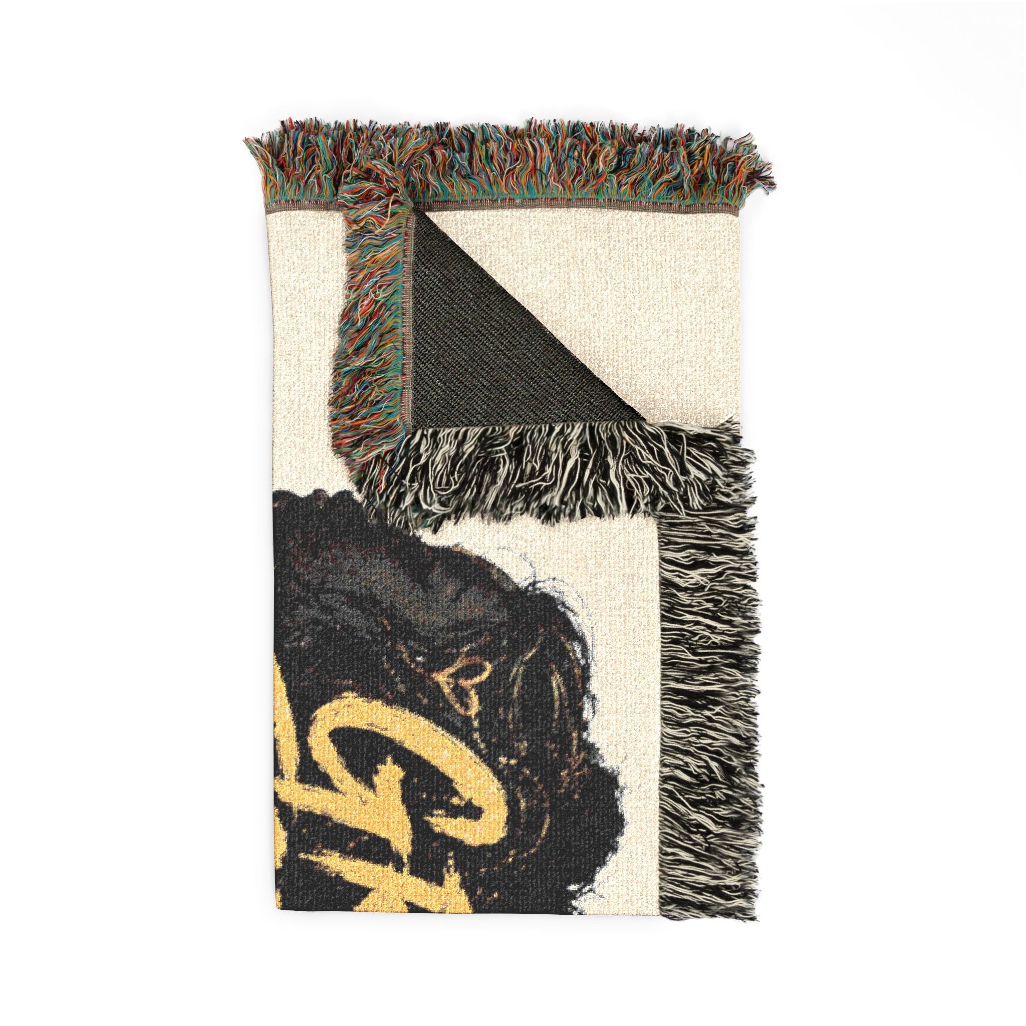 Grace Forward Woven Throw Blanket — Inspirational Floral Tapestry Design