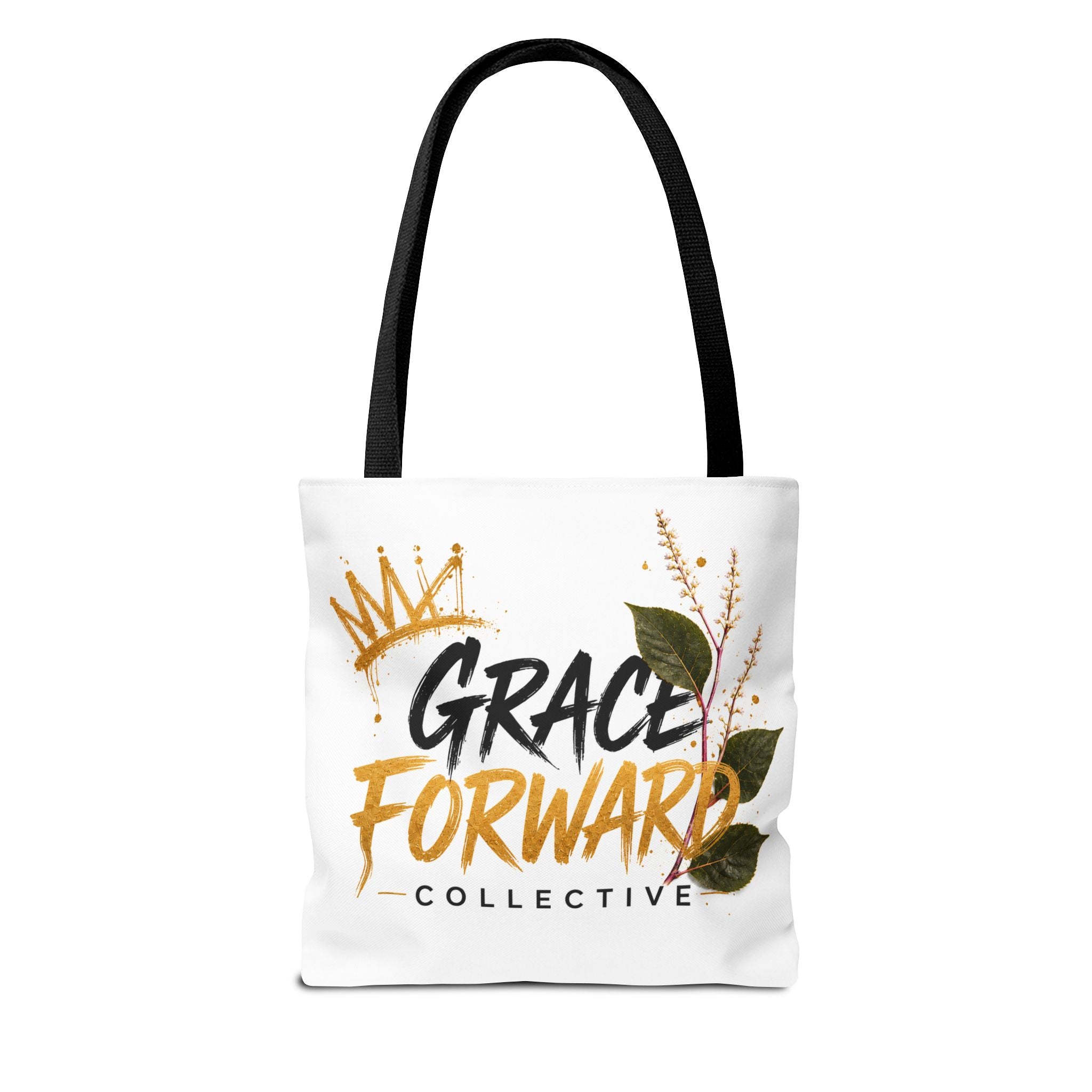Grace Forward Floral Tote Bag — Inspirational Eco Shopper