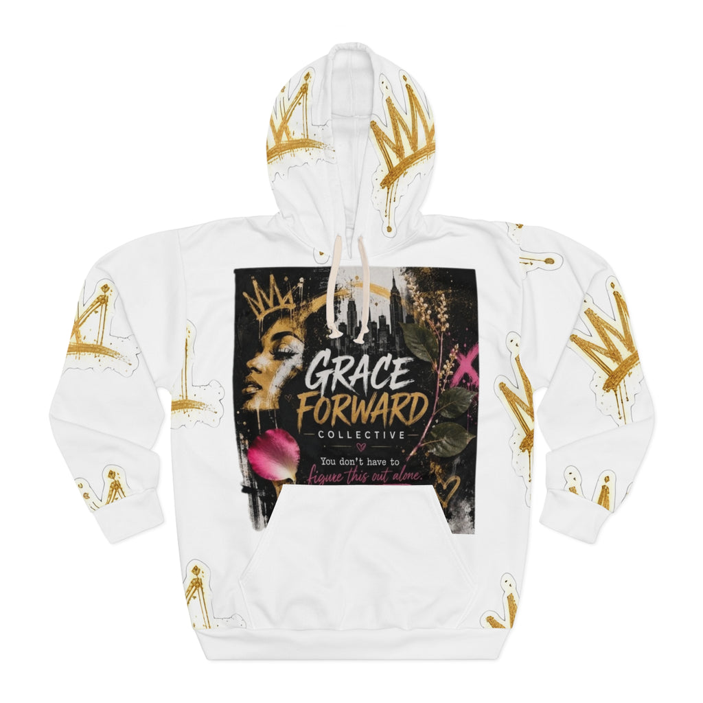 Grace Forward Graphic Hoodie — Inspirational Streetwear Pullover