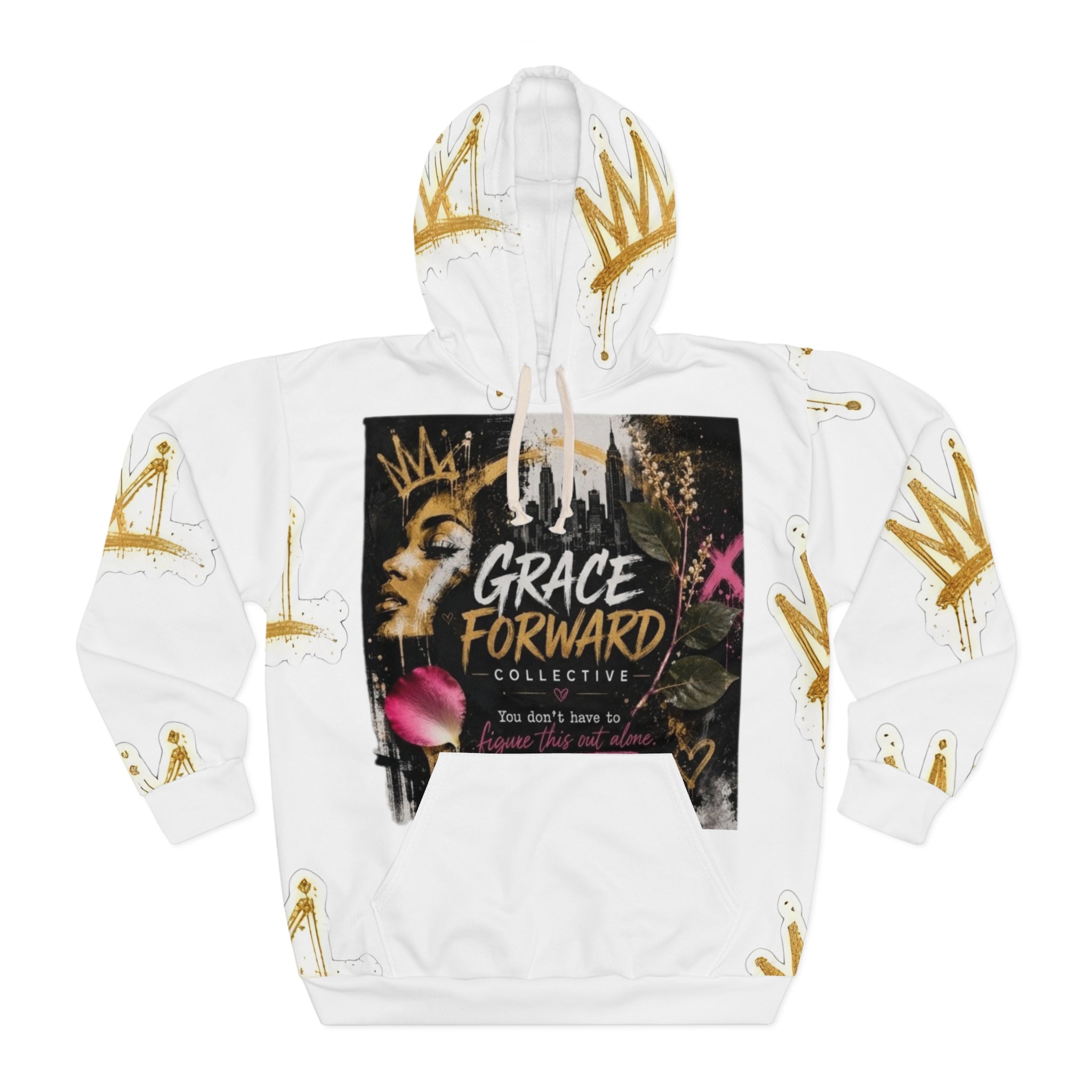 Grace Forward Graphic Hoodie — Inspirational Streetwear Pullover