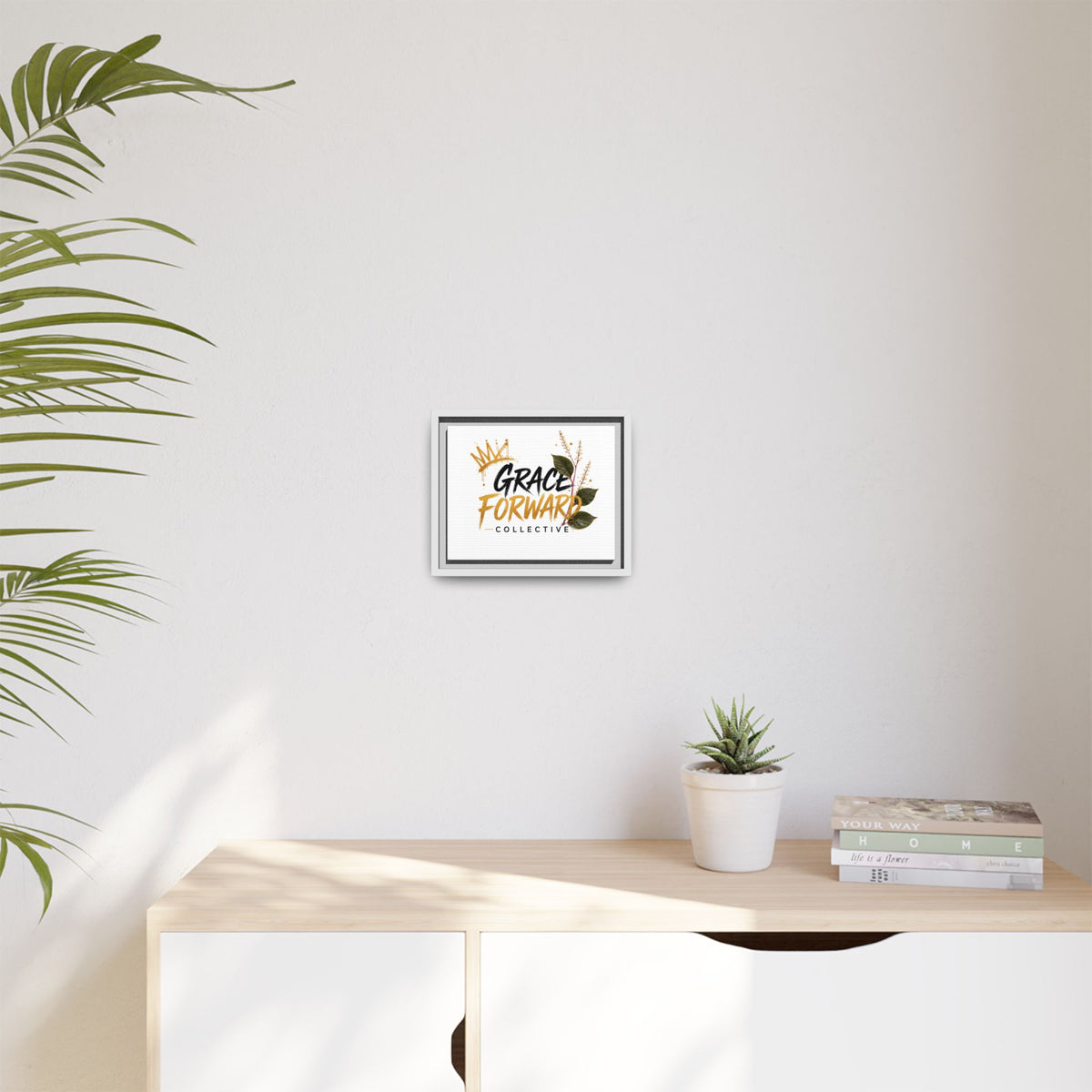Grace Forward Collective Framed Canvas Art – Inspirational Wall Print