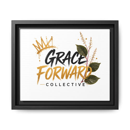 Grace Forward Collective Framed Canvas Art – Inspirational Wall Print