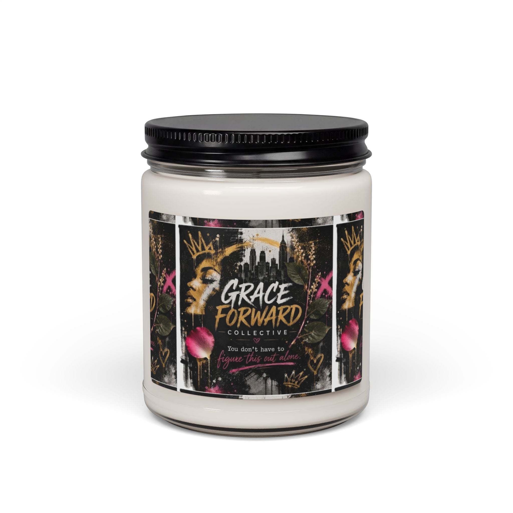 Grace Forward Scented Soy Candle — 9oz Jar (Aromatic Home Fragrance)