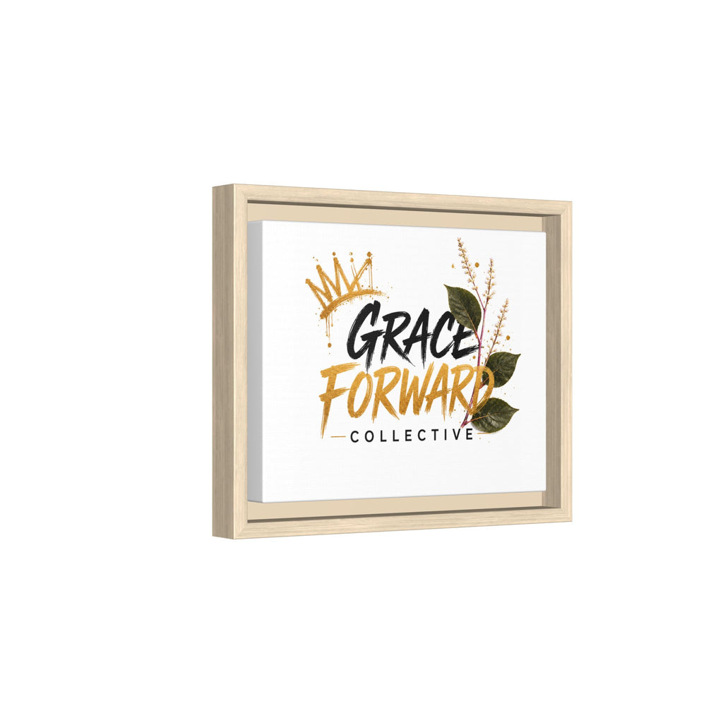 Grace Forward Collective Framed Canvas Art – Inspirational Wall Print