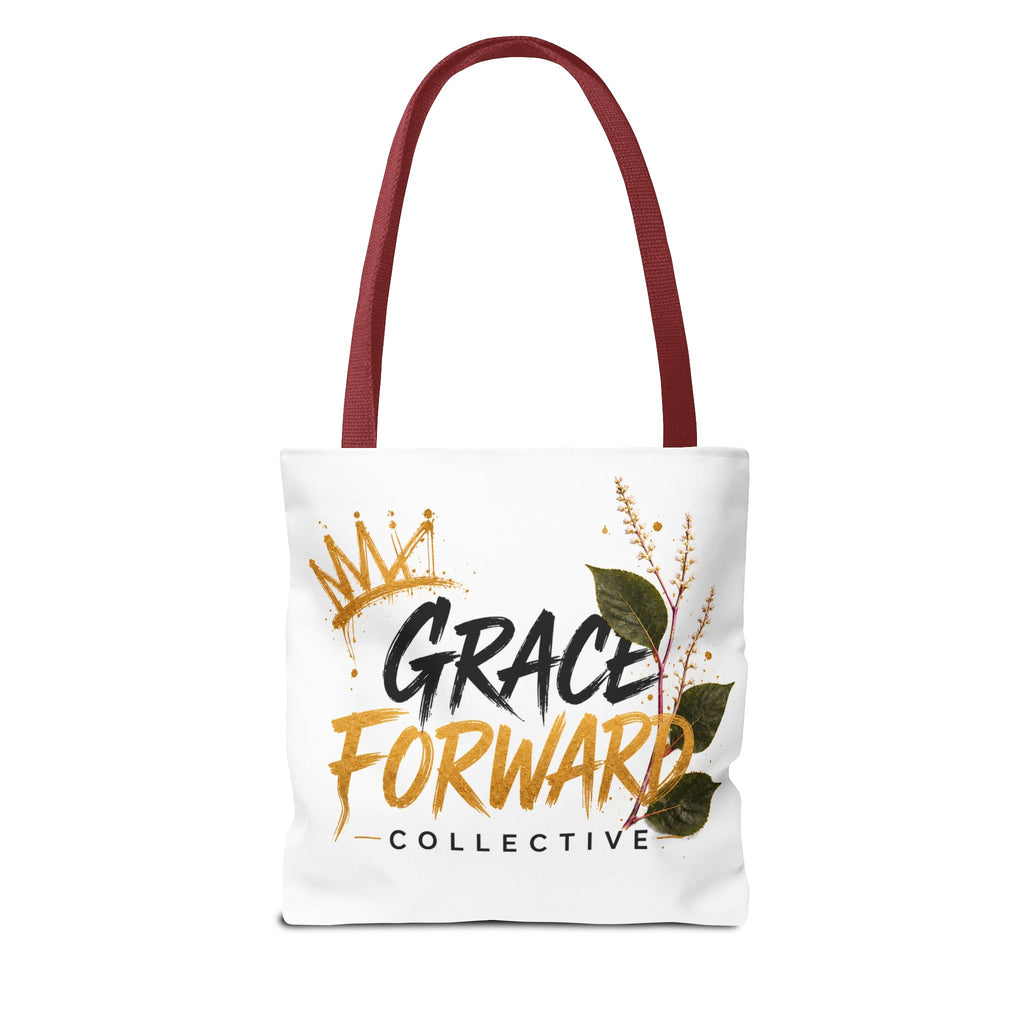 Grace Forward Floral Tote Bag — Inspirational Eco Shopper