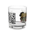 10oz Rocks Glass — 'Grace Forward' Floral Whiskey Glass with Gold Crown