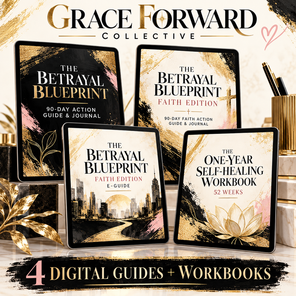 Grace Forward Healing Bundle | 4 Digital Guides & Workbooks